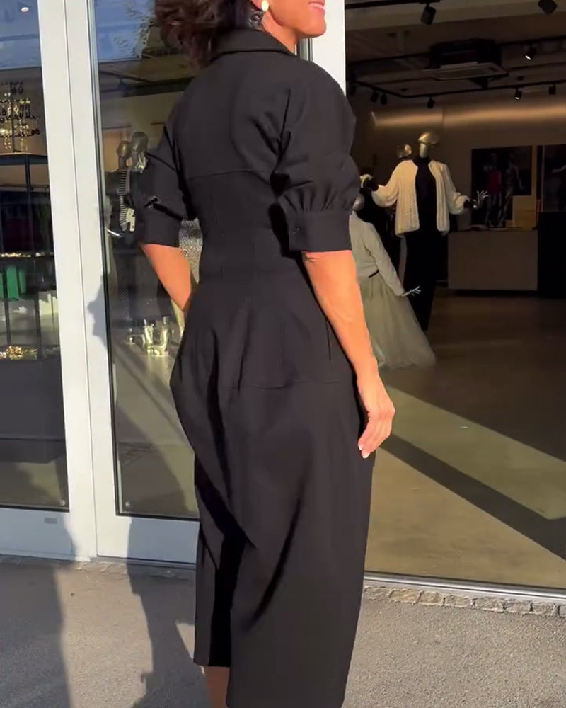 Karolin – Rochie lungă confortabilă