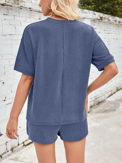 Jinte - Set de loungewear din țesătură confortabilă cu nervuri