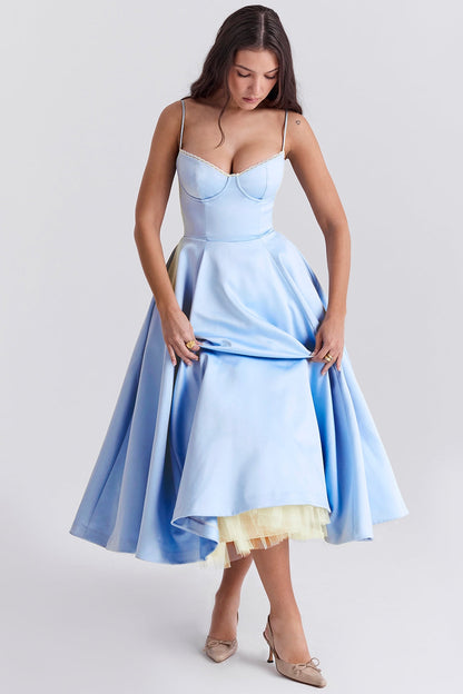 Cindy – Rochie midi din tull