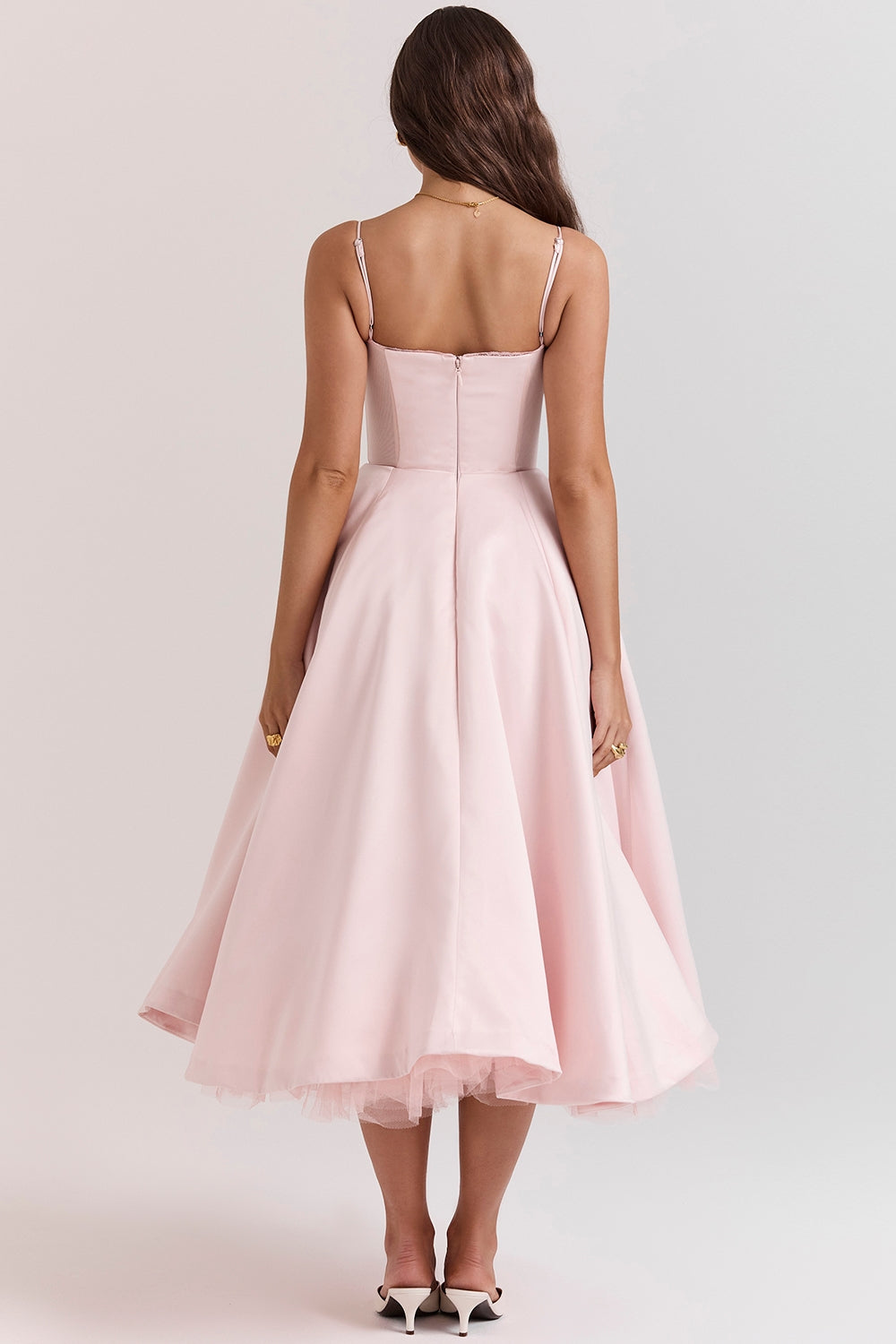 Cindy – Rochie midi din tull