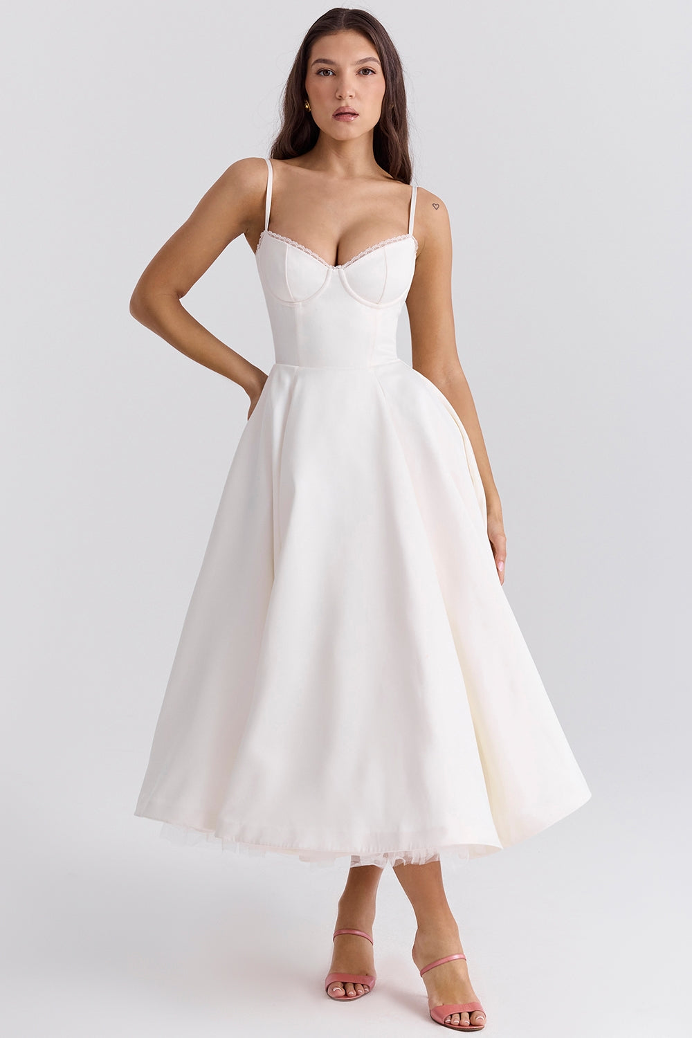 Cindy – Rochie midi din tull