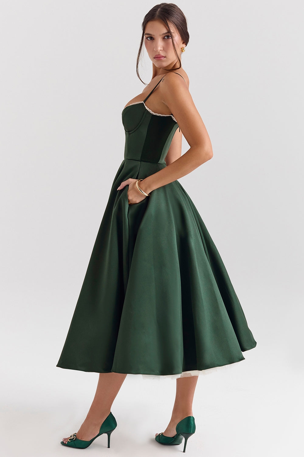 Cindy – Rochie midi din tull