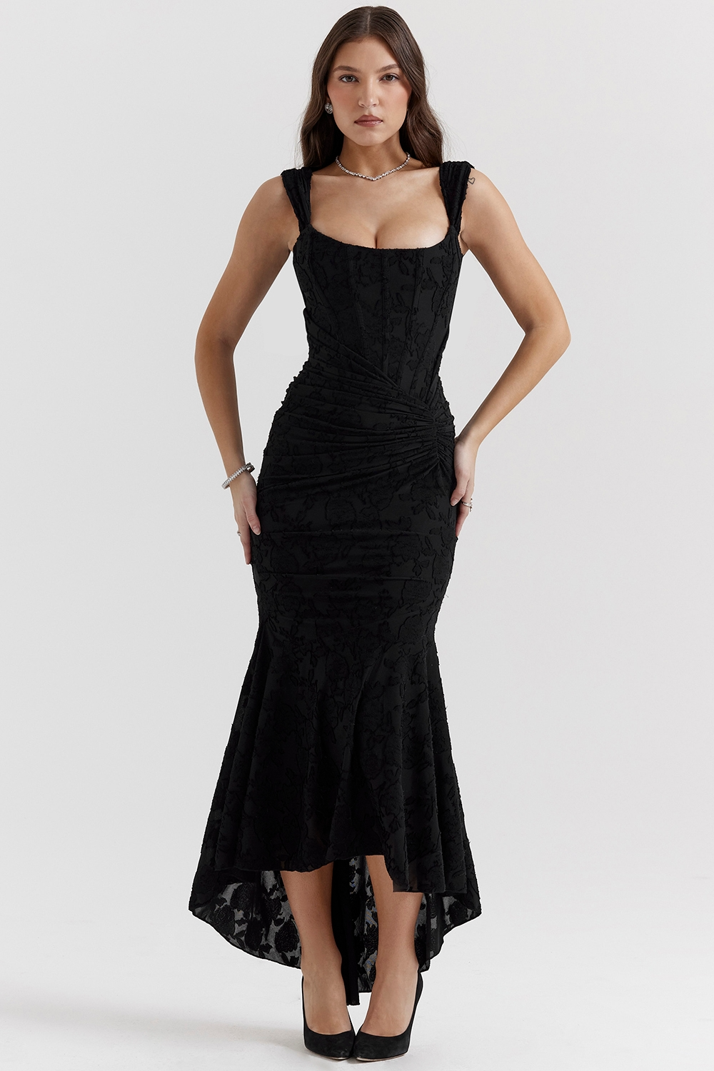 Carisia - Rochie Lungă Elegantă
