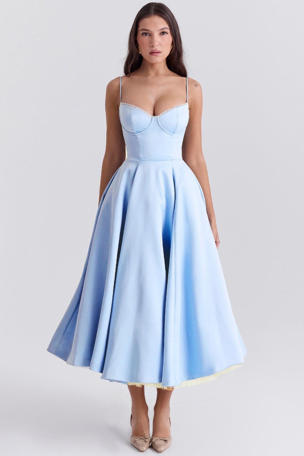 Cindy – Rochie midi din tull