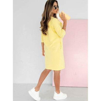 Mira – Rochie cu mâneci 3/4 și buzunare